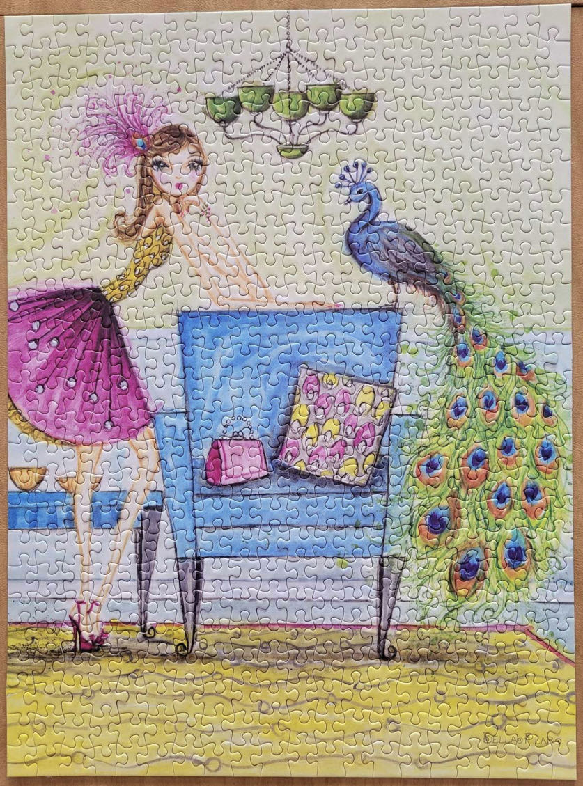 Bella Pilar - Penny And Peacock - Andrews & Blaine Ltd. puzzle collectible [Barcode 814938019887] - Main Image 3