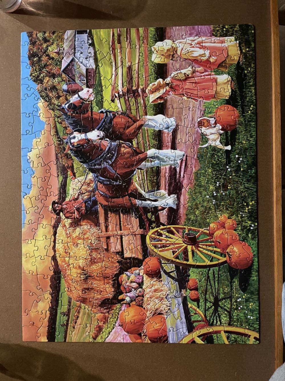 Hay Wagon - Cobble Hill puzzle collectible [Barcode 625012880107] - Main Image 2