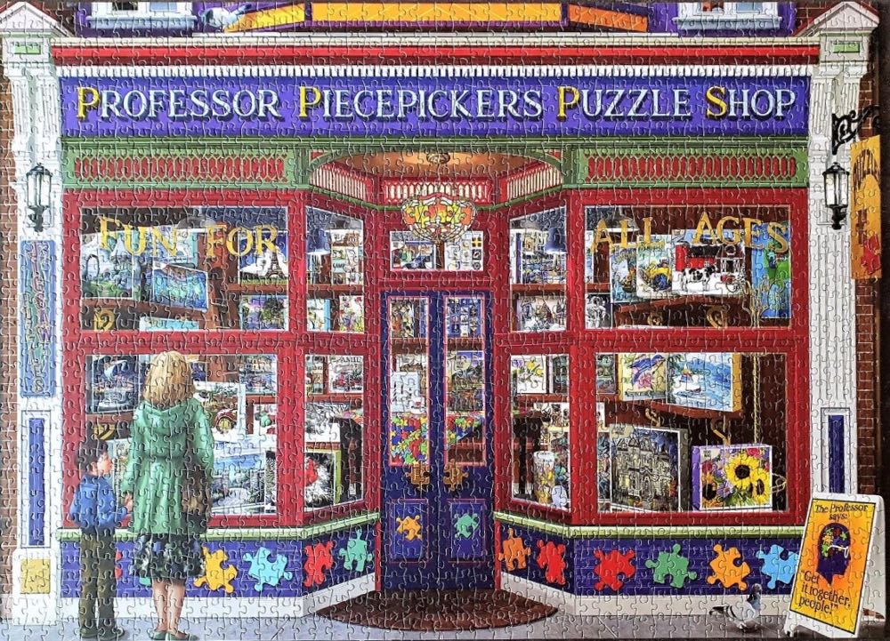 Professor Piecekeepers Puzzle Shop - Bluebird Puzzle puzzle collectible [Barcode 3663384900112] - Main Image 3