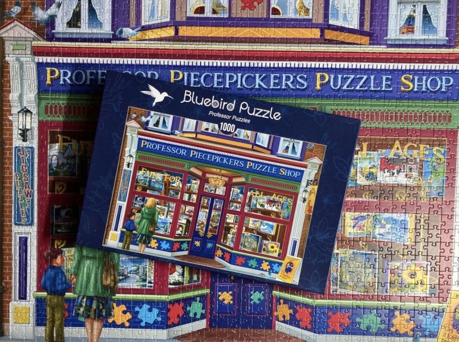 Professor Piecekeepers Puzzle Shop - Bluebird Puzzle puzzle collectible [Barcode 3663384900112] - Main Image 4