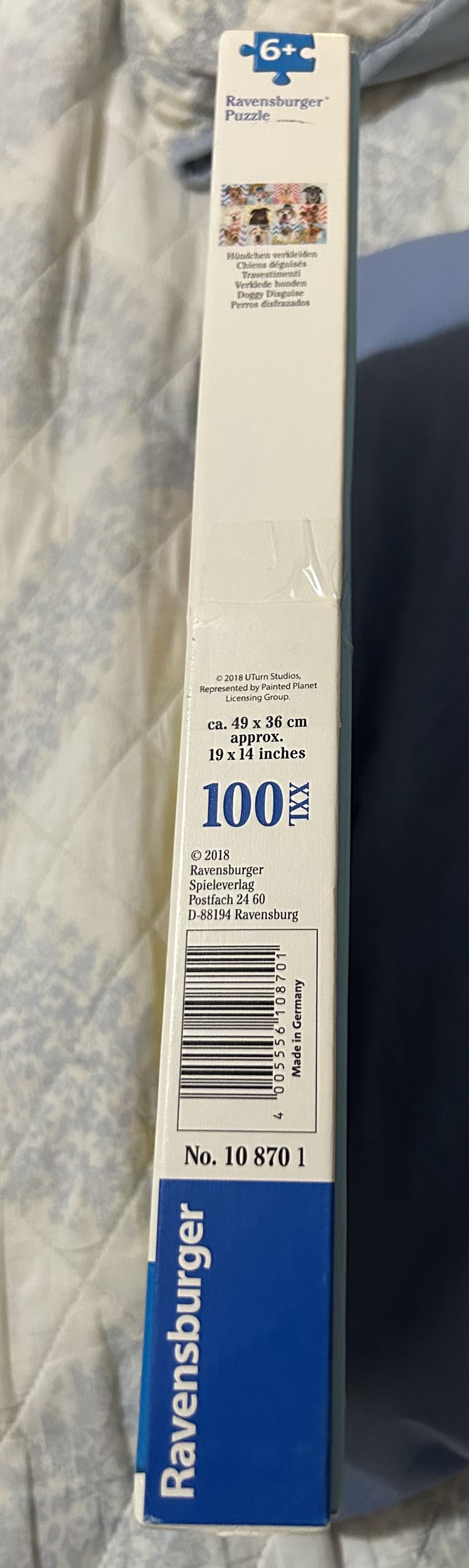 Doggy Disguise - Sold To Holly Johnston - Ravensburger puzzle collectible [Barcode 4005556108701] - Main Image 3