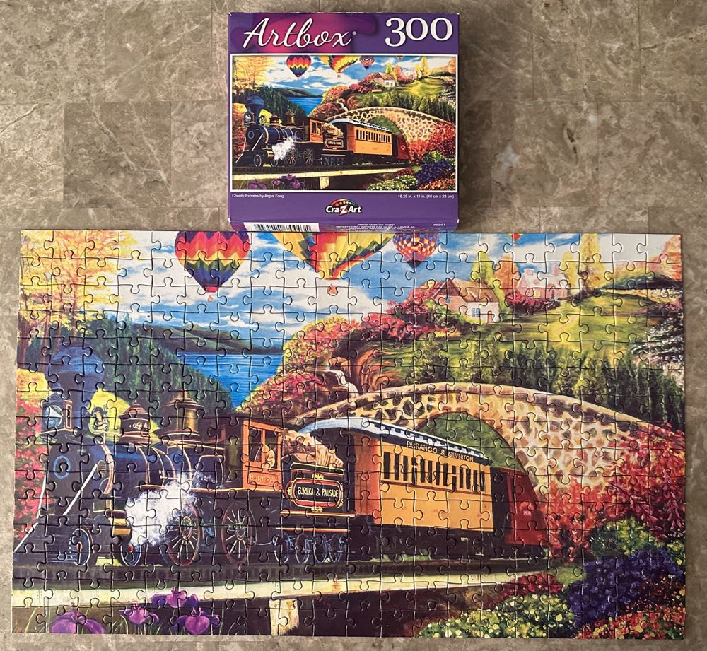 County Express - Cra-Z-Art puzzle collectible [Barcode 639277744432] - Main Image 2