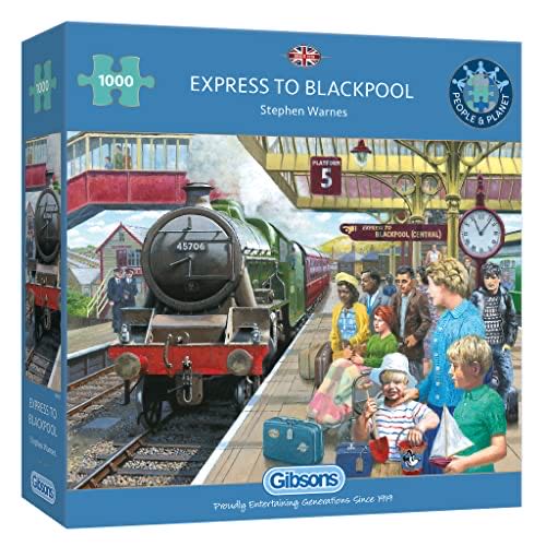 Express To Blackpool - Gibsons puzzle collectible [Barcode 5012269063578] - Main Image 1