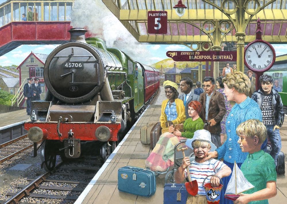 Express To Blackpool - Gibsons puzzle collectible [Barcode 5012269063578] - Main Image 2