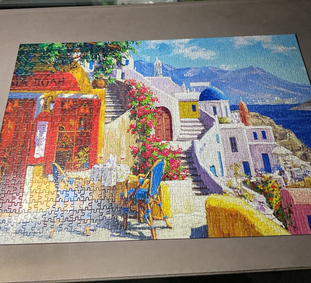 AFTERNOON ON THE AEGEAN SEA - Castorland puzzle collectible [Barcode 5904438104130] - Main Image 3