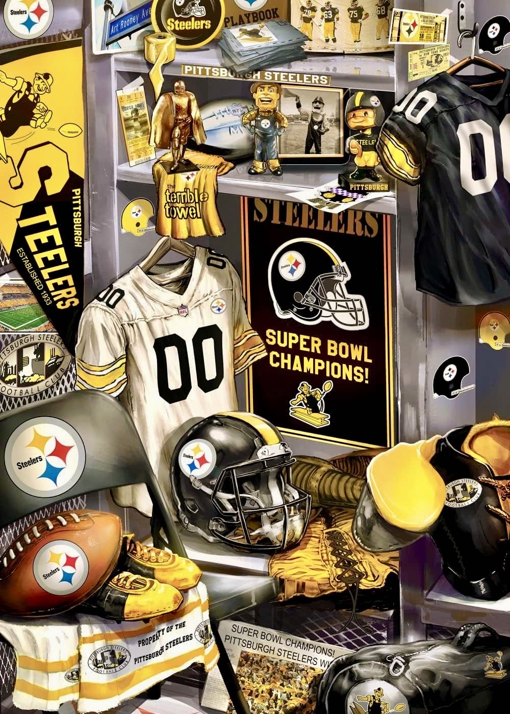 Pittsburgh Steelers (NIB) - Tess - MasterPieces puzzle collectible [Barcode 705988017742] - Main Image 2