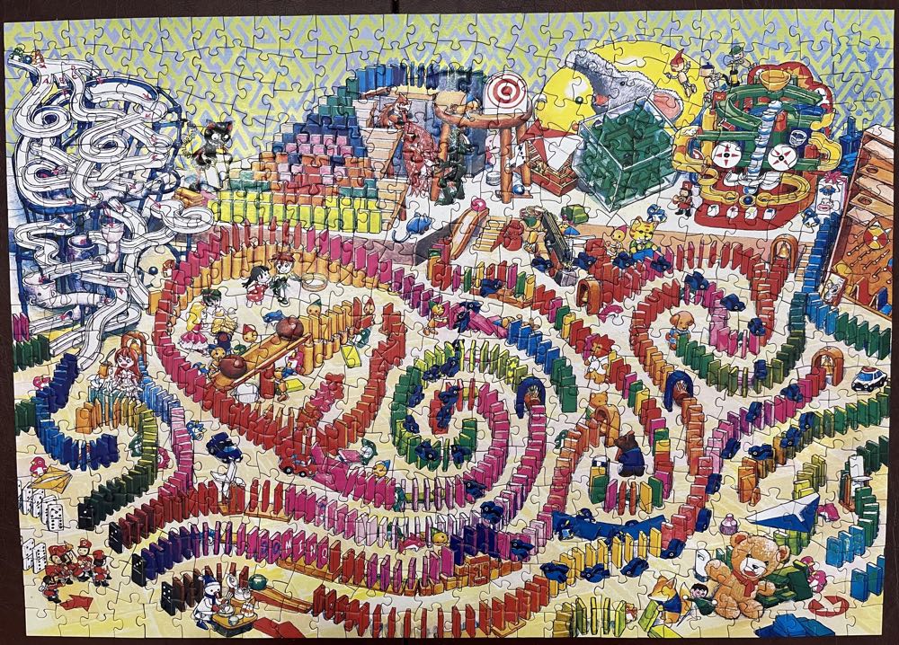 Dominoes - Master Pieces puzzle collectible [Barcode 705988322679] - Main Image 2