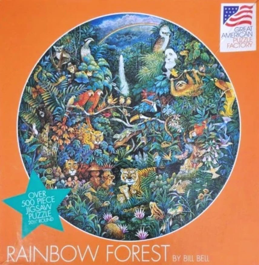 Rainbow Forest - Great American Puzzle Company 🇺🇸 puzzle collectible [Barcode 010563008429] - Main Image 2