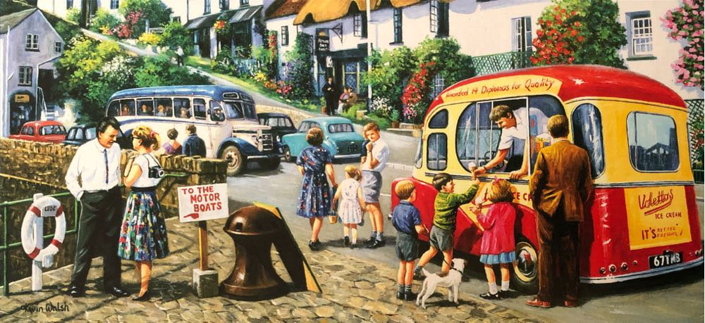 Ice Cream By The River - Gibsons puzzle collectible [Barcode 5012269040593] - Main Image 2