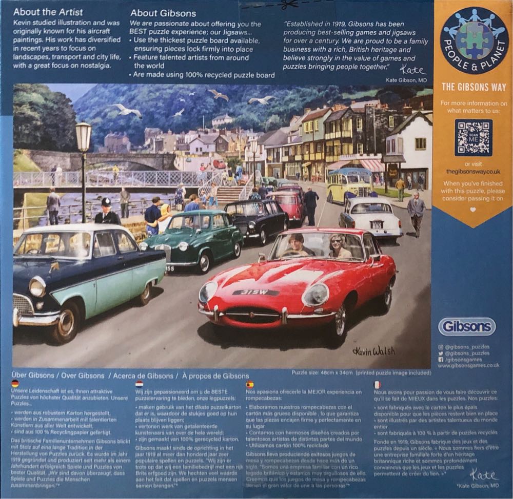 Lynmouth Living (Piet) - Gibsons puzzle collectible [Barcode 5012269031515] - Main Image 3