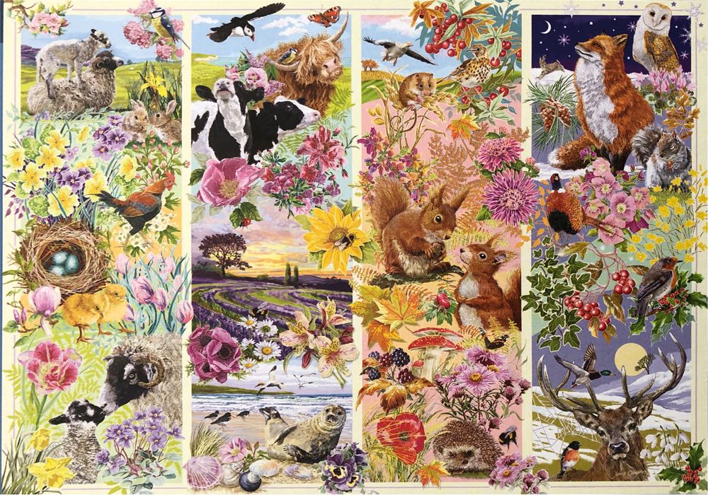 Through The Seasons - Gibsons puzzle collectible [Barcode 5012269063493] - Main Image 2