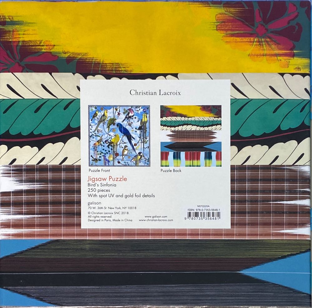 Bird’s Sinfonia - Galison puzzle collectible [Barcode 9780735356481] - Main Image 2