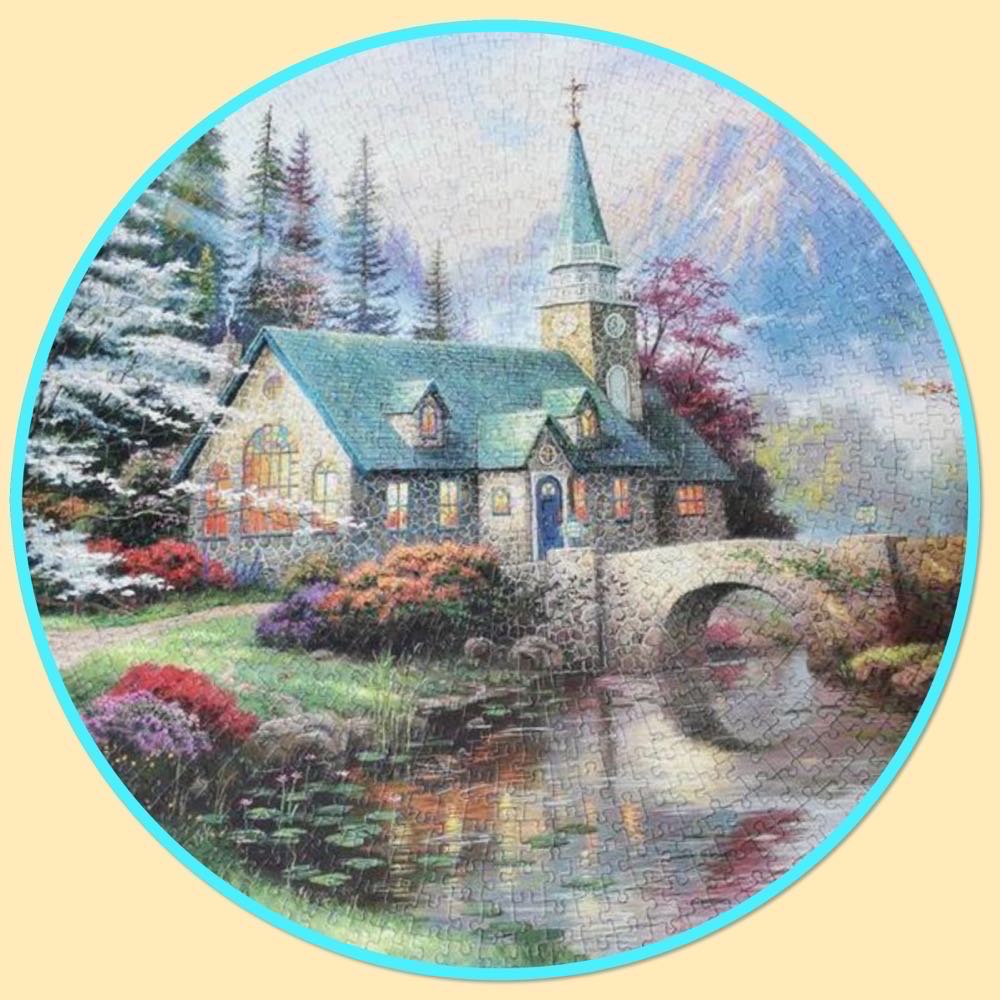 Dogwood Chapel 🟦 - Schmidt Puzzle puzzle collectible [Barcode 4001504584528] - Main Image 3