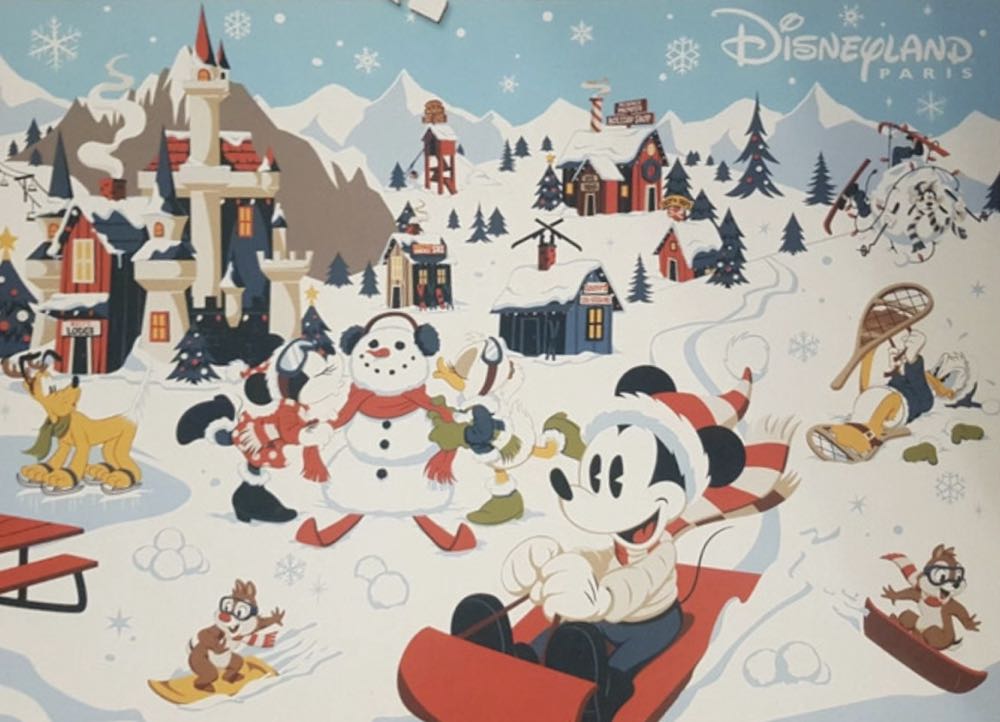 Disneyland Resort Paris ”Christmas Puzzle 2022” - Clementoni puzzle collectible [Barcode 2073050230008] - Main Image 2