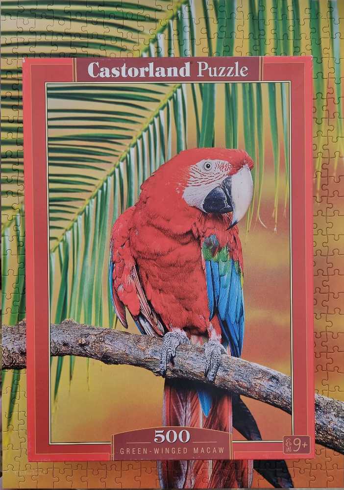 Green-winged Macaw - Castorland puzzle collectible [Barcode 5904438051724] - Main Image 2