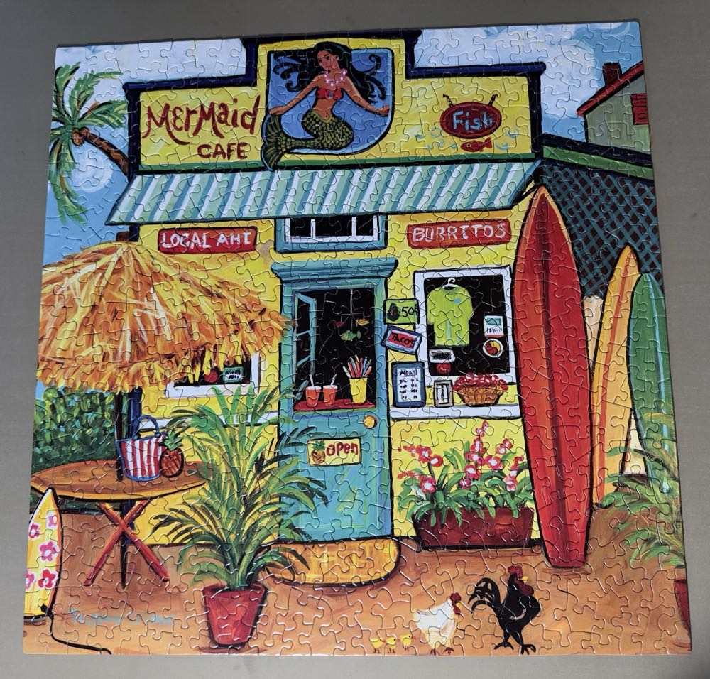 Mermaid Cafe - SunsOut puzzle collectible - Main Image 2