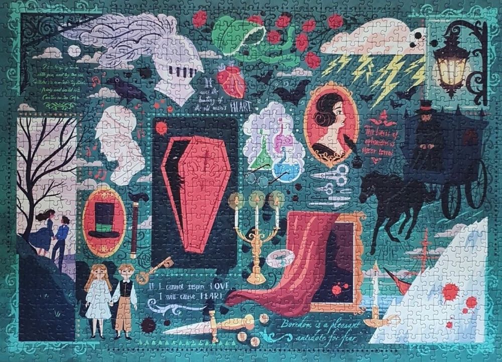 Book Club Gothic Novels - Gibsons puzzle collectible [Barcode 5012269071238] - Main Image 3