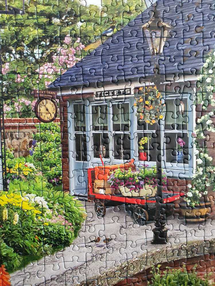 Railway Cottage (v) Cheryl - Ravensburger puzzle collectible - Main Image 4