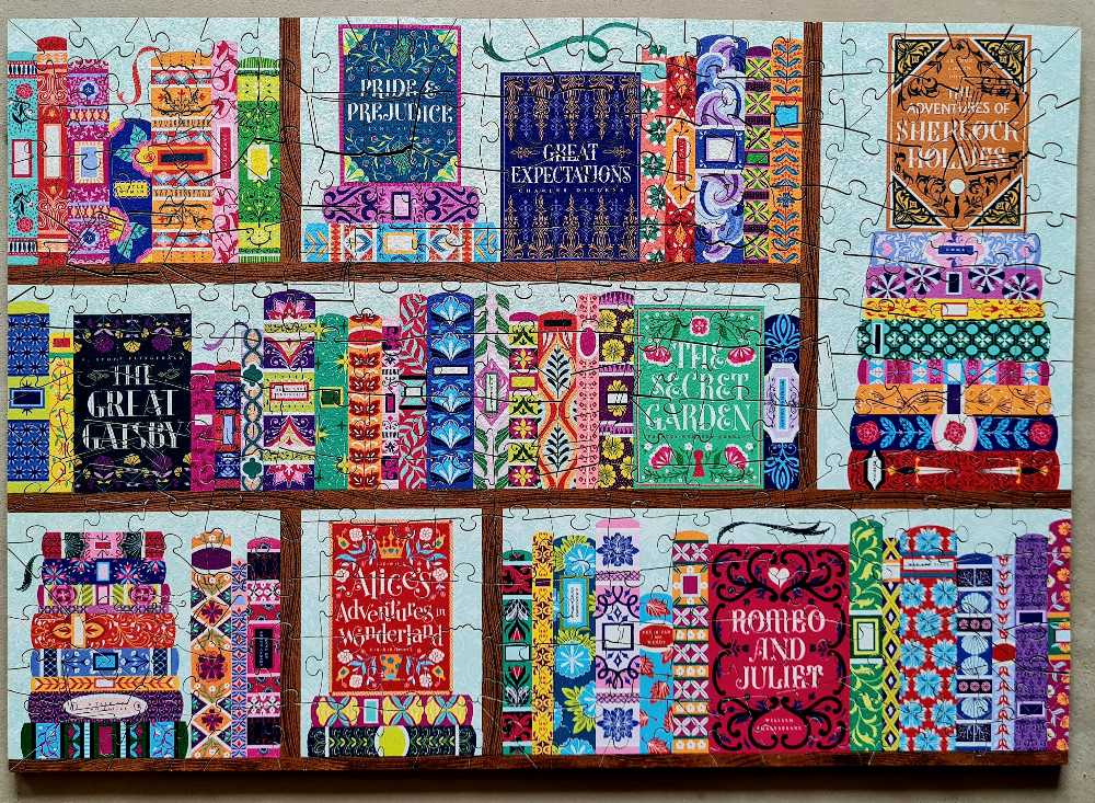 All The Books - Wentworth Wooden Puzzles 🇬🇧 puzzle collectible [Barcode 6050265382612] - Main Image 2