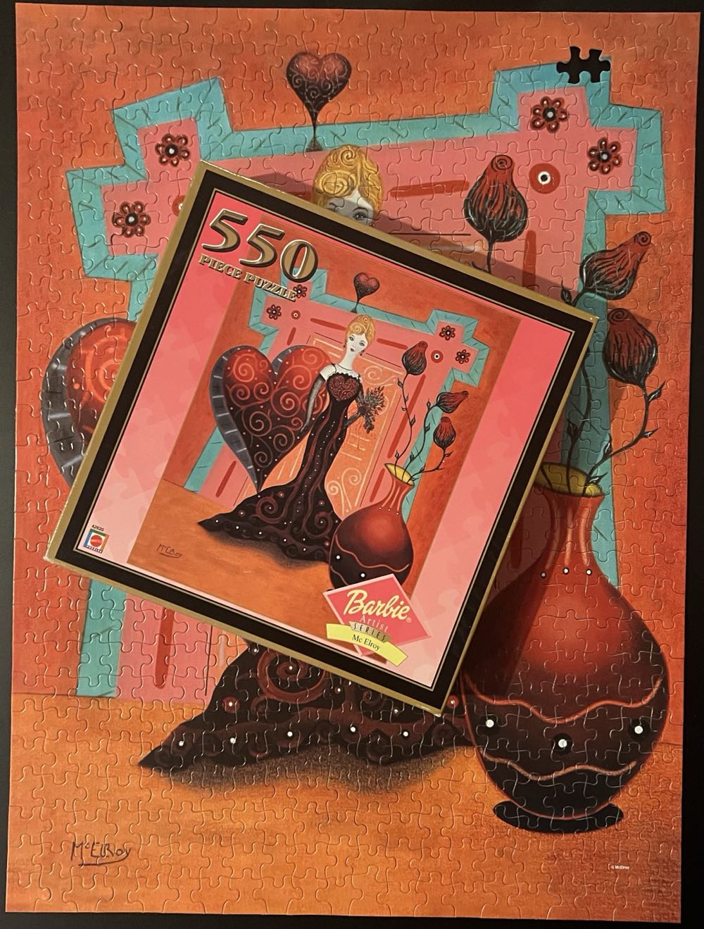 Barbie Artist Series McElroy - 703, 10/4/24 - Mattel Puzzles puzzle collectible [Barcode 074299426209] - Main Image 4