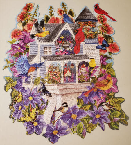 Victorian Birdhouse Silhouet - Bits & Pieces puzzle collectible [Barcode 192949024404] - Main Image 3