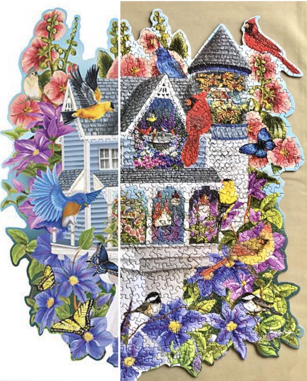 Victorian Birdhouse Silhouet - Bits & Pieces puzzle collectible [Barcode 192949024404] - Main Image 4