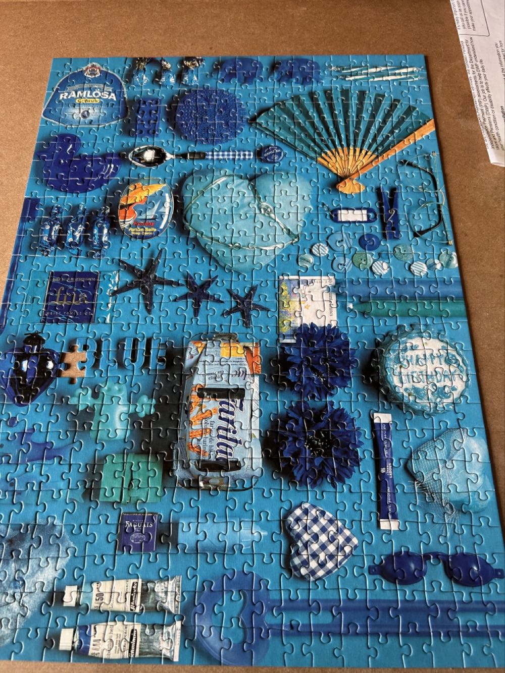 Tilk Brilliant Blue 500 Teile Brandora - HEYE puzzle collectible [Barcode 4001689290092] - Main Image 2