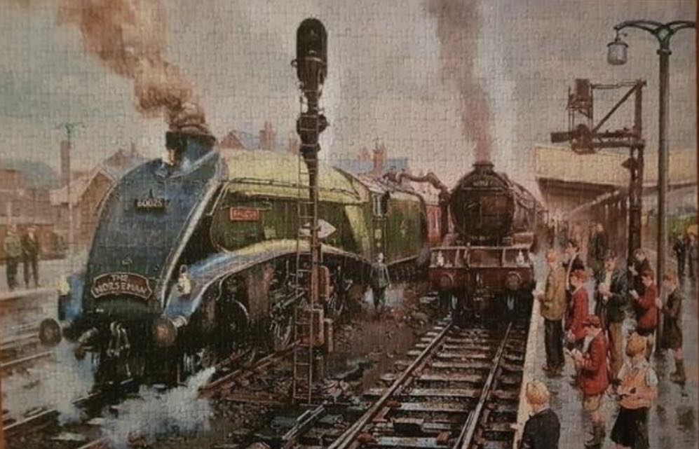 Spotters At Doncaster - Gibsons puzzle collectible [Barcode 5012269063172] - Main Image 3