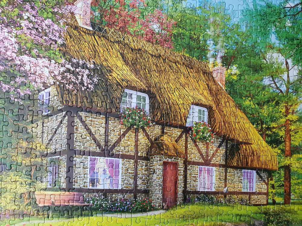 Waterside Cottage  - Falcon de luxe puzzle collectible [Barcode 8710126113509] - Main Image 3