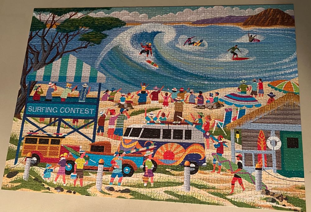 Surfing Contest - Mega puzzle collectible [Barcode 072348092009] - Main Image 2