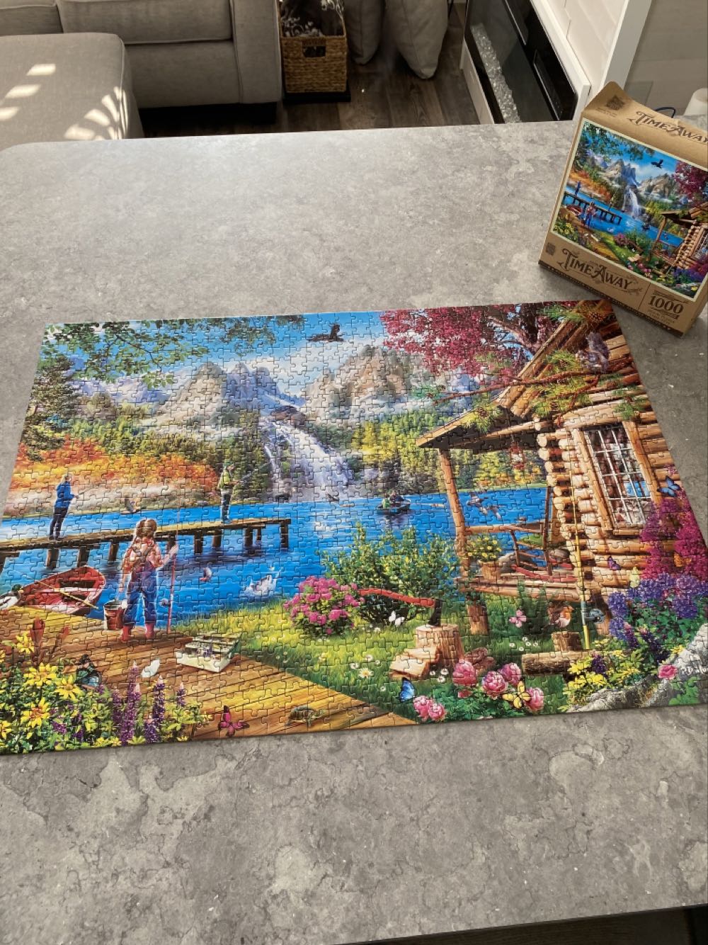Fishing With Pappy - MasterPieces puzzle collectible [Barcode 705988721809] - Main Image 3