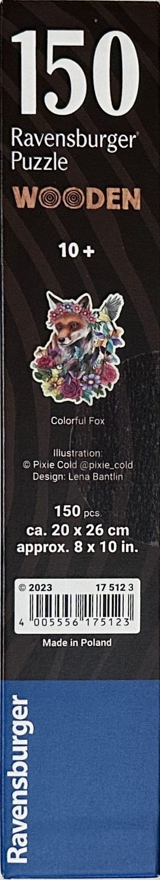 Colorful Fox - Ravensburger puzzle collectible [Barcode 4005556175123] - Main Image 2