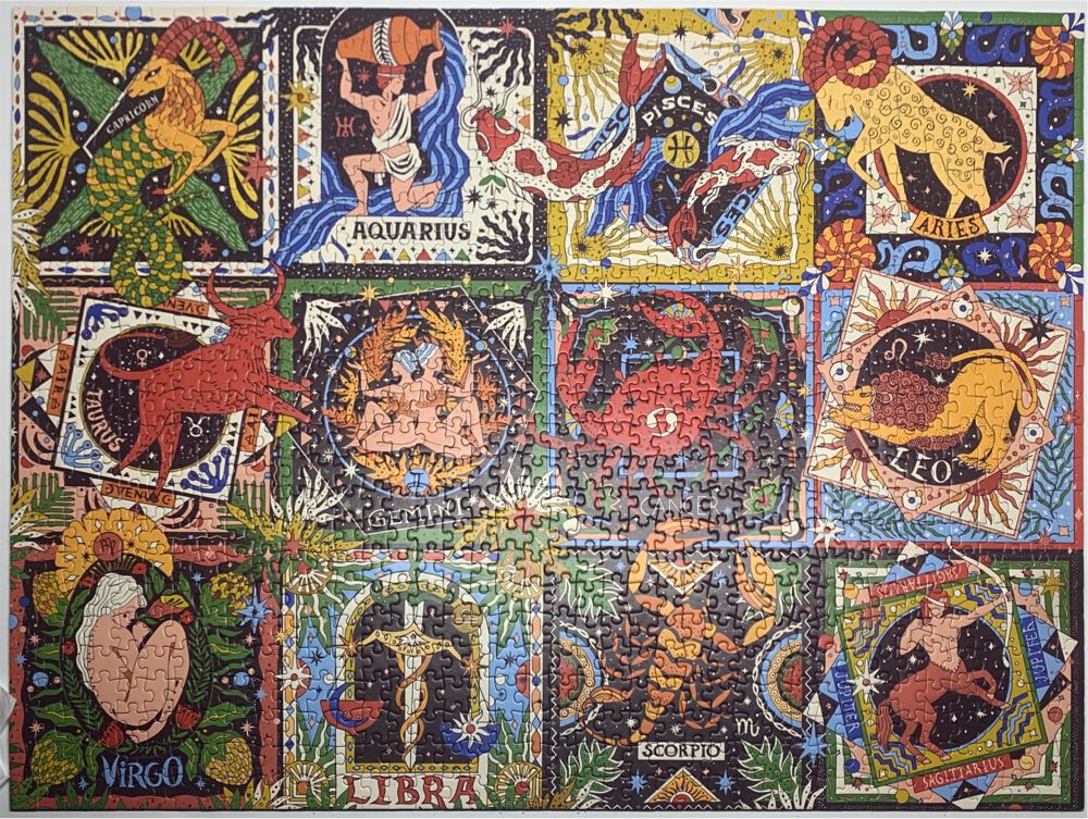 Cosmic Alchemy: Zodiac Signs - Trefl puzzle collectible [Barcode 5900511107524] - Main Image 2