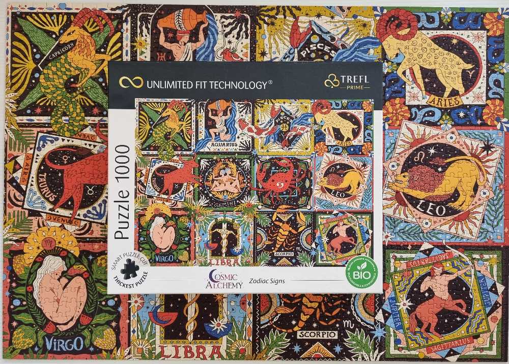 Cosmic Alchemy: Zodiac Signs - Trefl puzzle collectible [Barcode 5900511107524] - Main Image 3