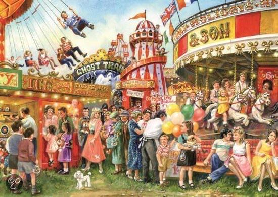 Funfair 🟦 - Falcon de luxe puzzle collectible [Barcode 8710126100103] - Main Image 2