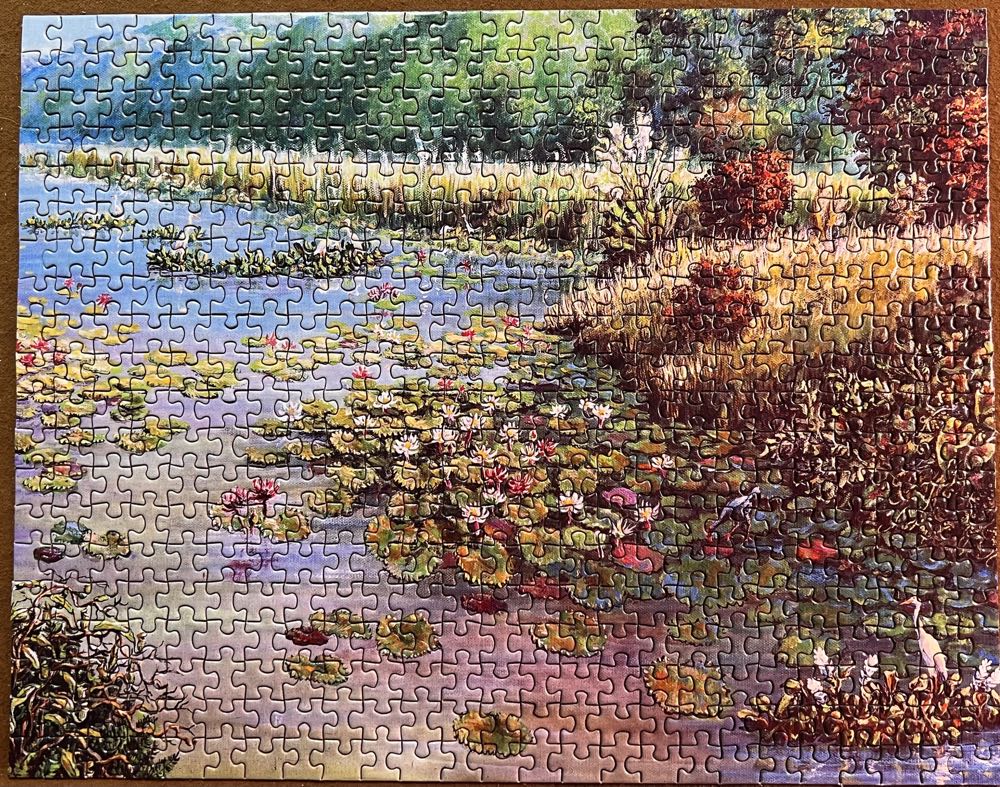 Landscape of Lotus Swamp - Cardinal puzzle collectible [Barcode 639277404602] - Main Image 2
