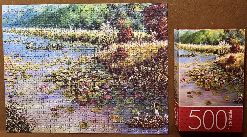 Landscape of Lotus Swamp - Cardinal puzzle collectible [Barcode 639277404602] - Main Image 3