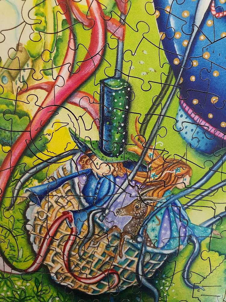 Bumpy Landing - Wentworth Wooden Puzzles 🇬🇧 puzzle collectible [Barcode 6050265338299] - Main Image 3