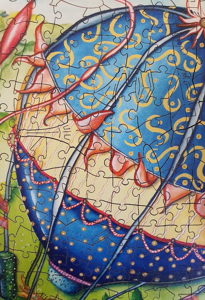 Bumpy Landing - Wentworth Wooden Puzzles 🇬🇧 puzzle collectible [Barcode 6050265338299] - Main Image 4