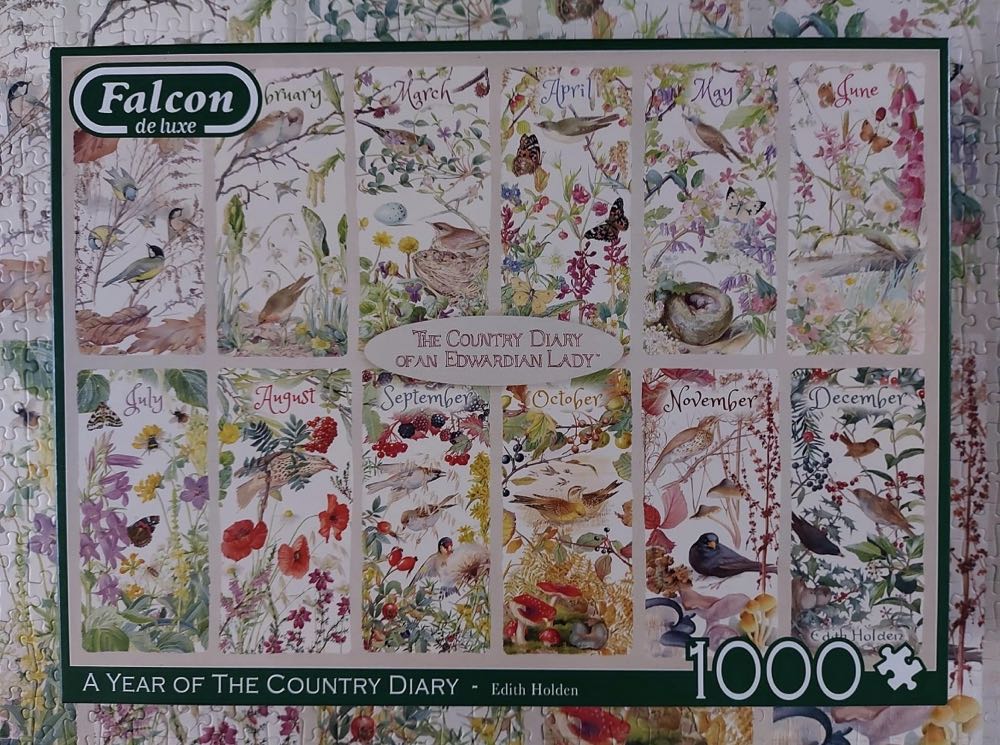 A Year Of The Country Diary - Falcon de luxe puzzle collectible [Barcode 8710126113059] - Main Image 4
