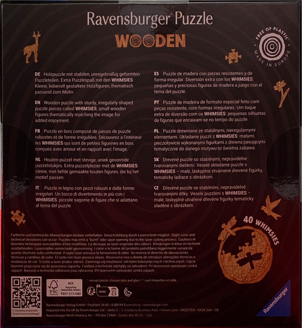 Fantasy Forest - Ravensburger puzzle collectible [Barcode 4005556175161] - Main Image 2