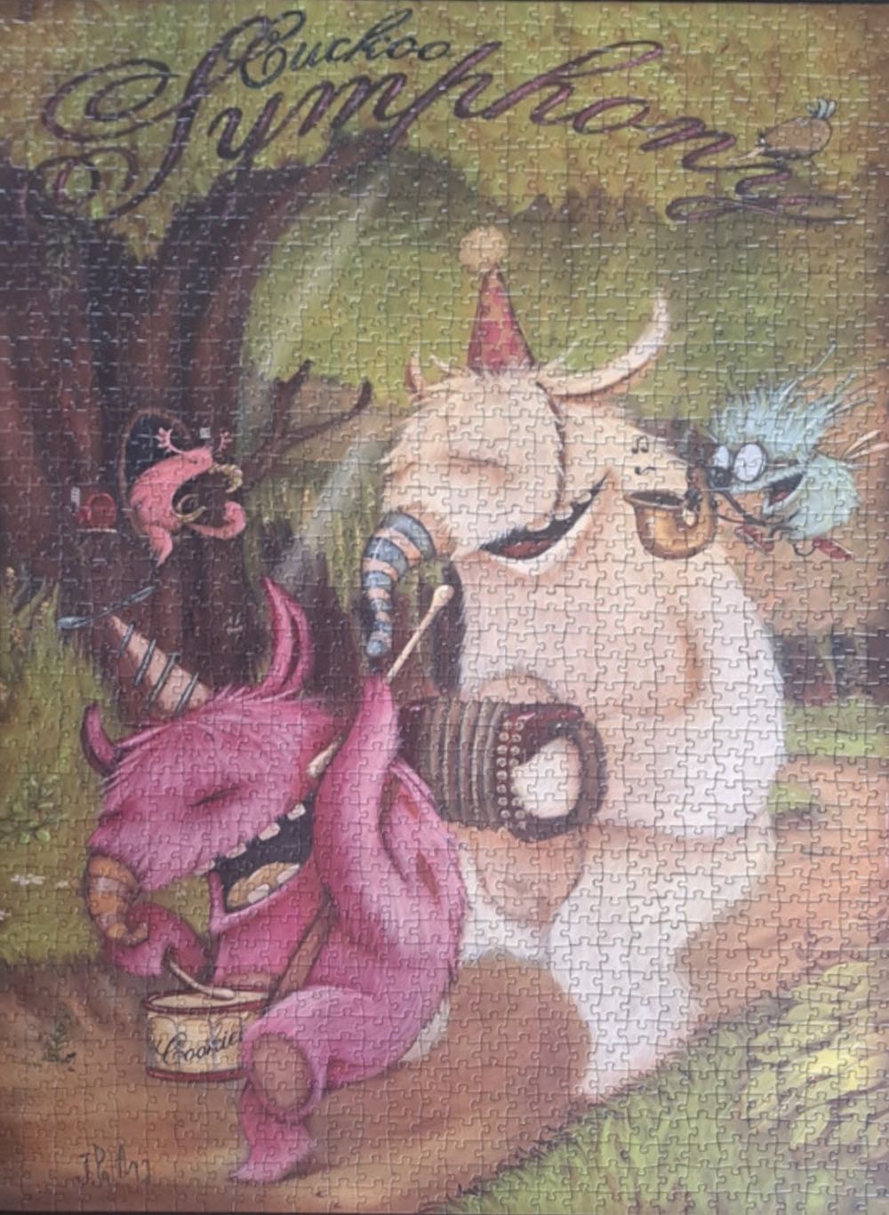 Zozoville Cuckoo Symphony 🟦 - Heye Puzzle puzzle collectible [Barcode 4001689300104] - Main Image 3