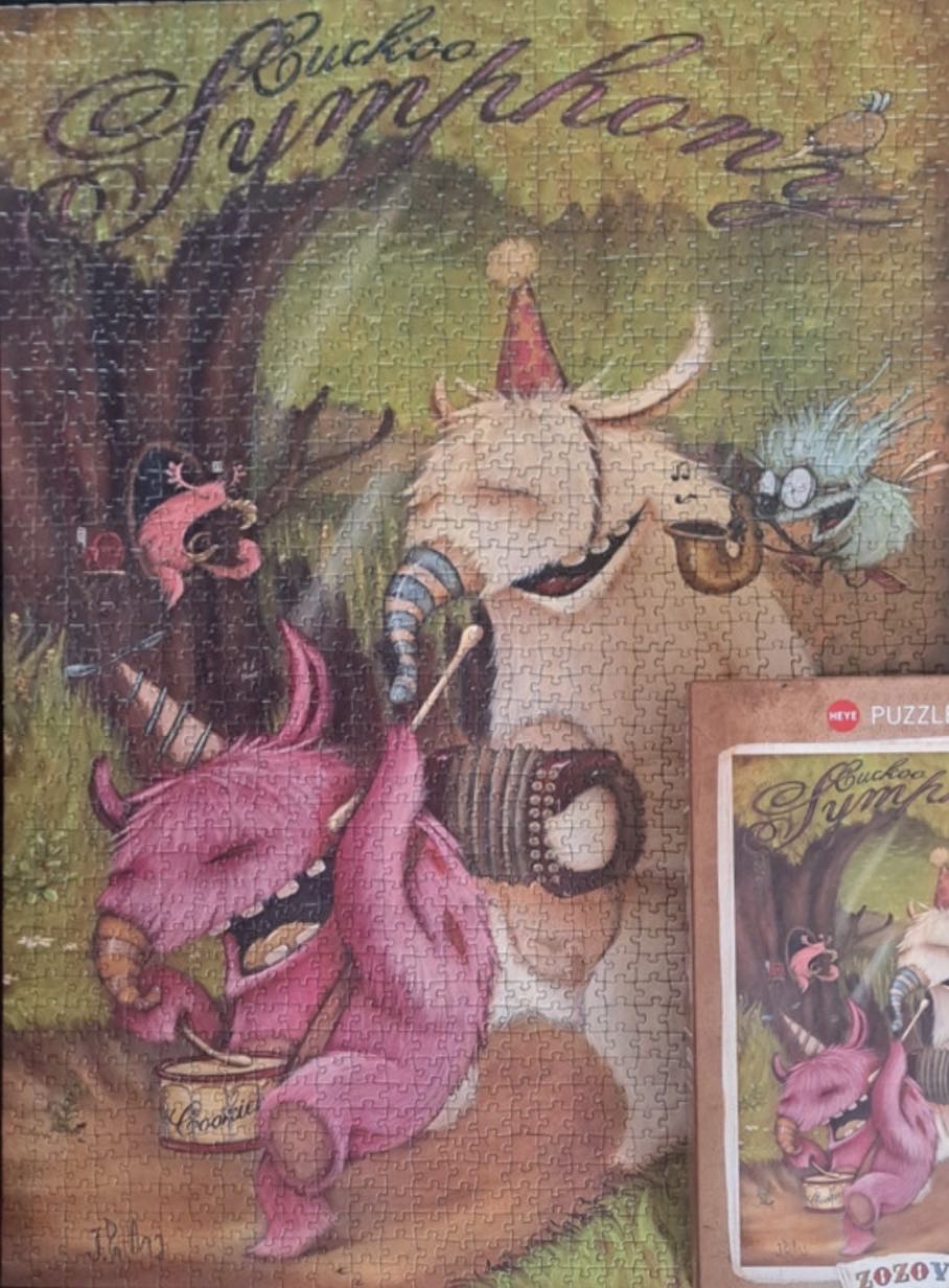 Zozoville Cuckoo Symphony 🟦 - Heye Puzzle puzzle collectible [Barcode 4001689300104] - Main Image 4