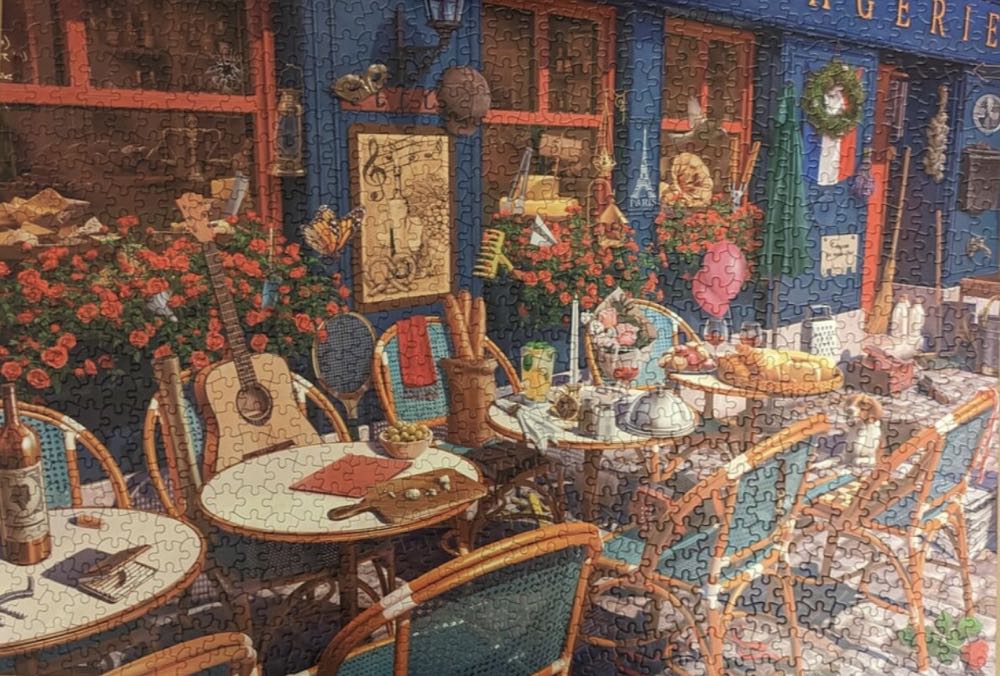 June’s Journey Wine & Cheese Shop - Ceaco puzzle collectible [Barcode 0021081310697] - Main Image 4