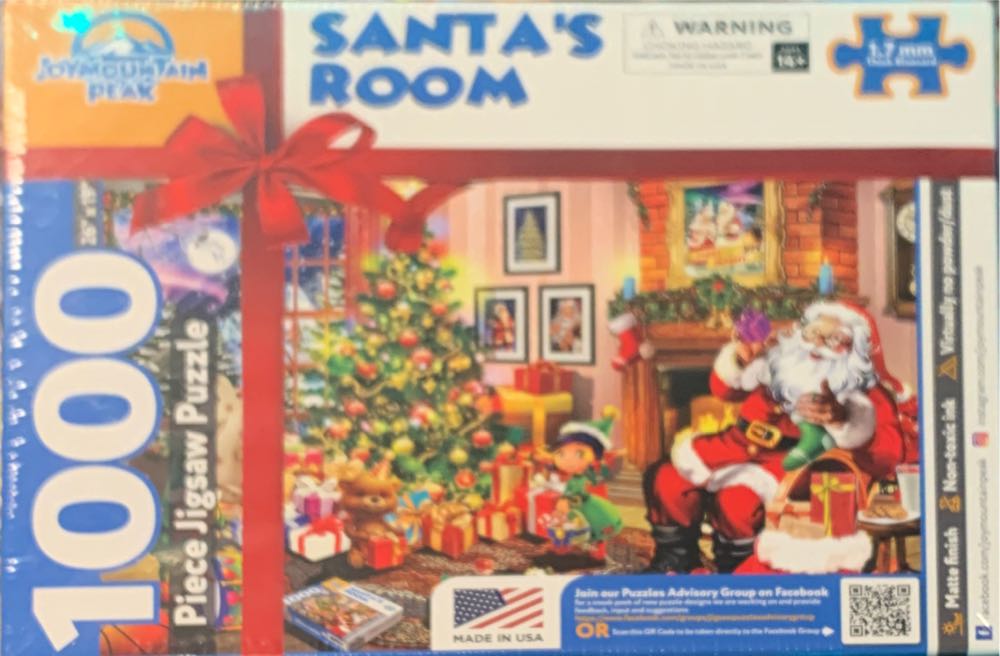 Santa’s Room - Joy Mountain Peak puzzle collectible [Barcode 670623116503] - Main Image 2