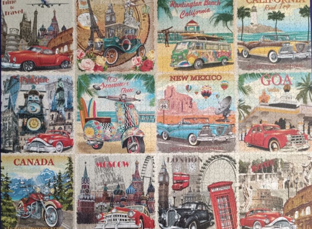 Collage Vintage 🟦 - Bluebird 🇵🇱 puzzle collectible [Barcode 3663384705663] - Main Image 3