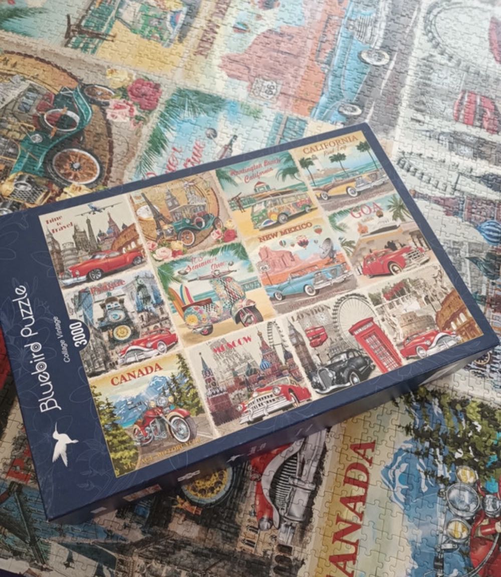 Collage Vintage 🟦 - Bluebird 🇵🇱 puzzle collectible [Barcode 3663384705663] - Main Image 4