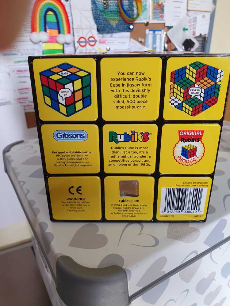Rubiks Cube - Gibsons puzzle collectible - Main Image 2