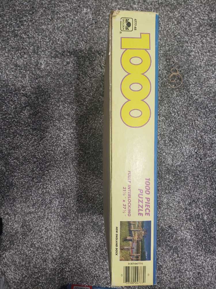 New England Dock - Golden puzzle collectible [Barcode 033500047770] - Main Image 2