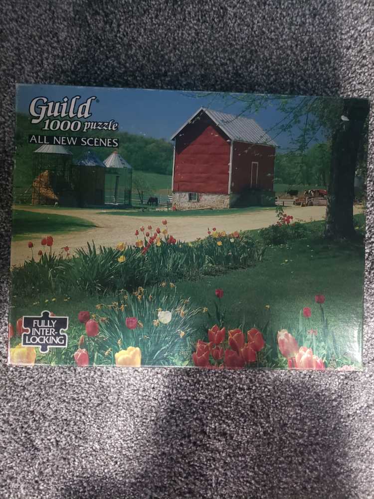 Country Blossoms - Golden Guild puzzle collectible [Barcode 033500047107] - Main Image 1